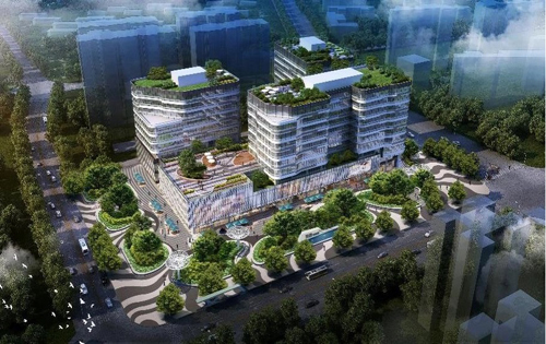 和盈中心内景效果图